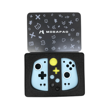 หน้ากากเปลี่ยนจอย Mobapad Gemini M6S / M6HD Joypad สีฟ้า _4